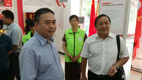 越河同心慈善义工团迎接滨州参观团